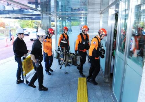 구리시, 2024년 승강기 사고대응 합동훈련 실시 이미지