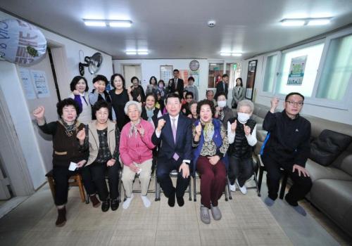 구리시, 건영 경로당 현장방문 이미지