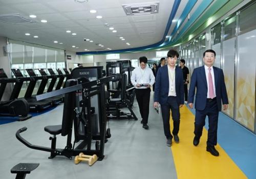 민선8기 완료 공약사업 현장방문 (갈매 공공체육시설 조기완공) 이미지