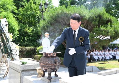 구리시, 제70회 현충일 추념식 개최 이미지