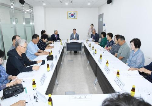 갈매동 경로당협의회 간담회 및 오찬 이미지