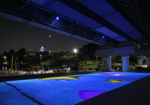 구리시, 토평교 조명갤러리 시연회 개최 이미지