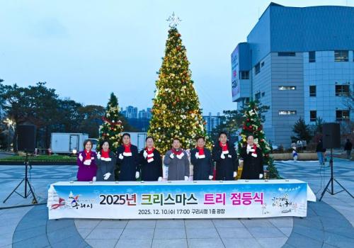2025년 크리스마스 트리 점등식 이미지