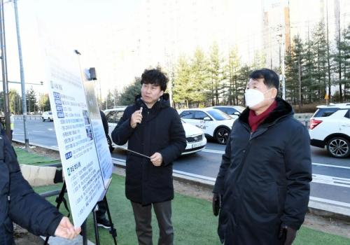 구리시, 동구릉 역사거리조성사업 현장 방문 이미지