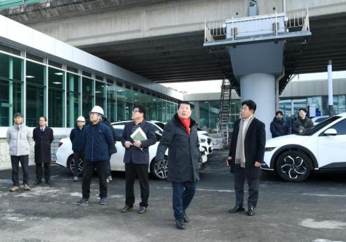 주요사업 현장방문 - 구리역 환승센터 건립현장 이미지
