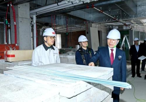 구리시, 구리시립요양원 증축공사 현장점검 실시 이미지