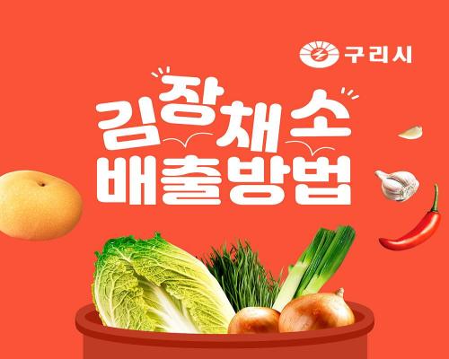 김장철 채소 쓰레기 배출방법 이미지