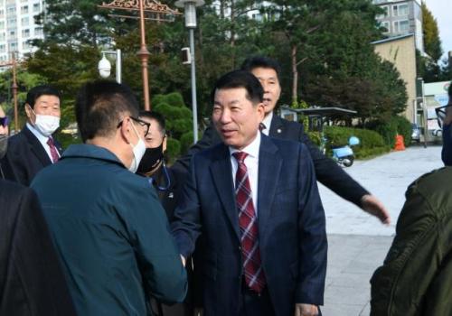 민족통일구리시협의회 전국대회 출발 격려 이미지