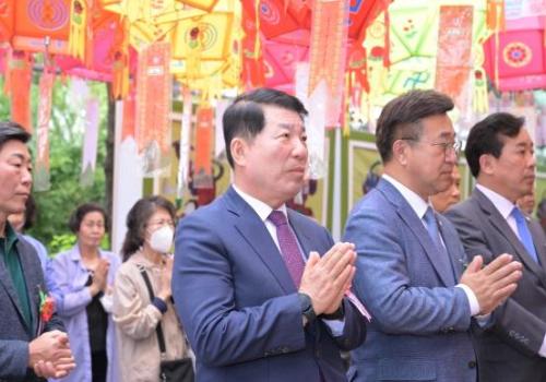 백경현 구리시장, 금성사 봉축법요식 참석 이미지