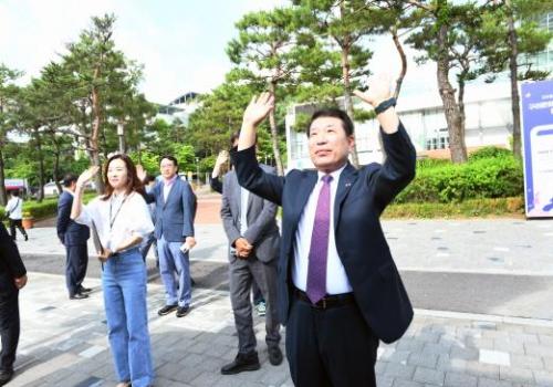 백경현 구리시장, 한국여성농업구리시연합회 현장체험 교육 격려 이미지
