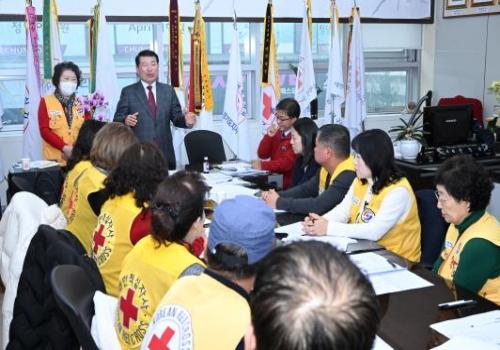 적십자봉사회 구리시협의회 송년화 이미지