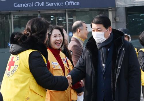 구리시적십자봉사회, 설맞이 사랑의 희망나눔 행사 개최 이미지