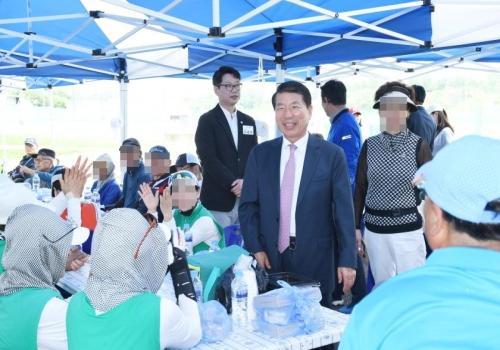 구리시장배 장애인 어울림 파크골프대회 이미지