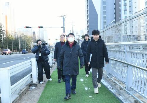 구리시, 동구릉 역사거리조성사업 현장 방문 이미지