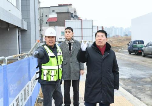구리시, 수택1동 행정복지센터 건립 현장 방문 이미지