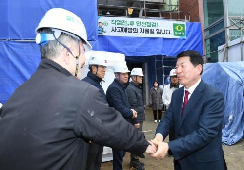 구리시, 구리시립요양원 증축공사 현장점검 실시 이미지