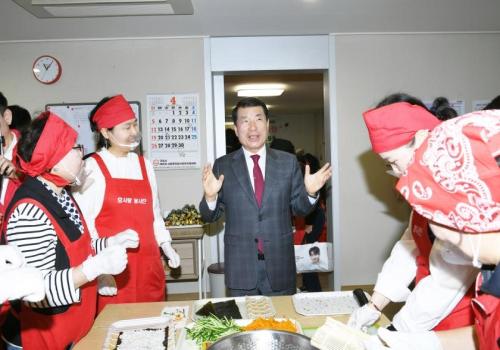 효사랑봉사대 김밥봉사(갈매동 아이파크 경로당) 이미지