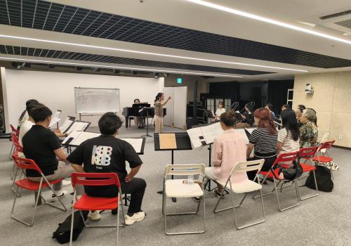 구리시 음악창작소 하반기 아카데미 "합창클래스" 수업 이미지