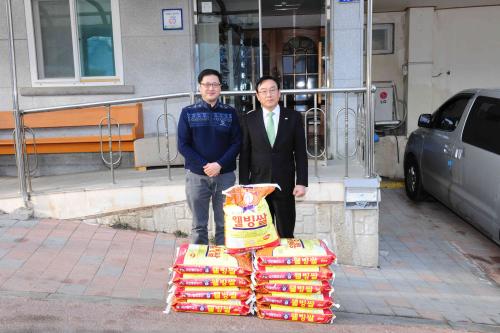 설 맞이 사회복지시설 위문 이미지