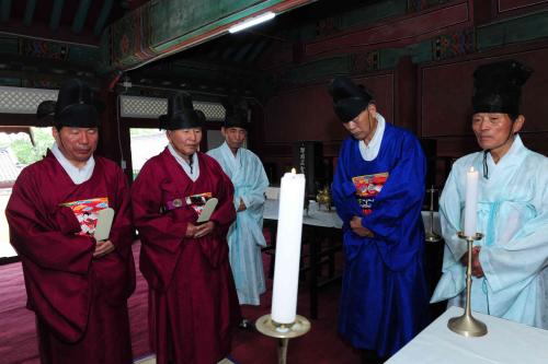 백경현시장 양주향교 고유례 참석 이미지