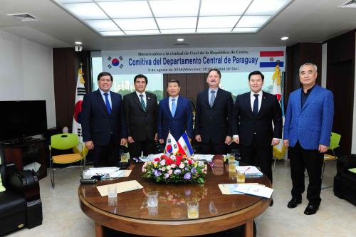 파라과이 센트럴주 주지사 방문 이미지