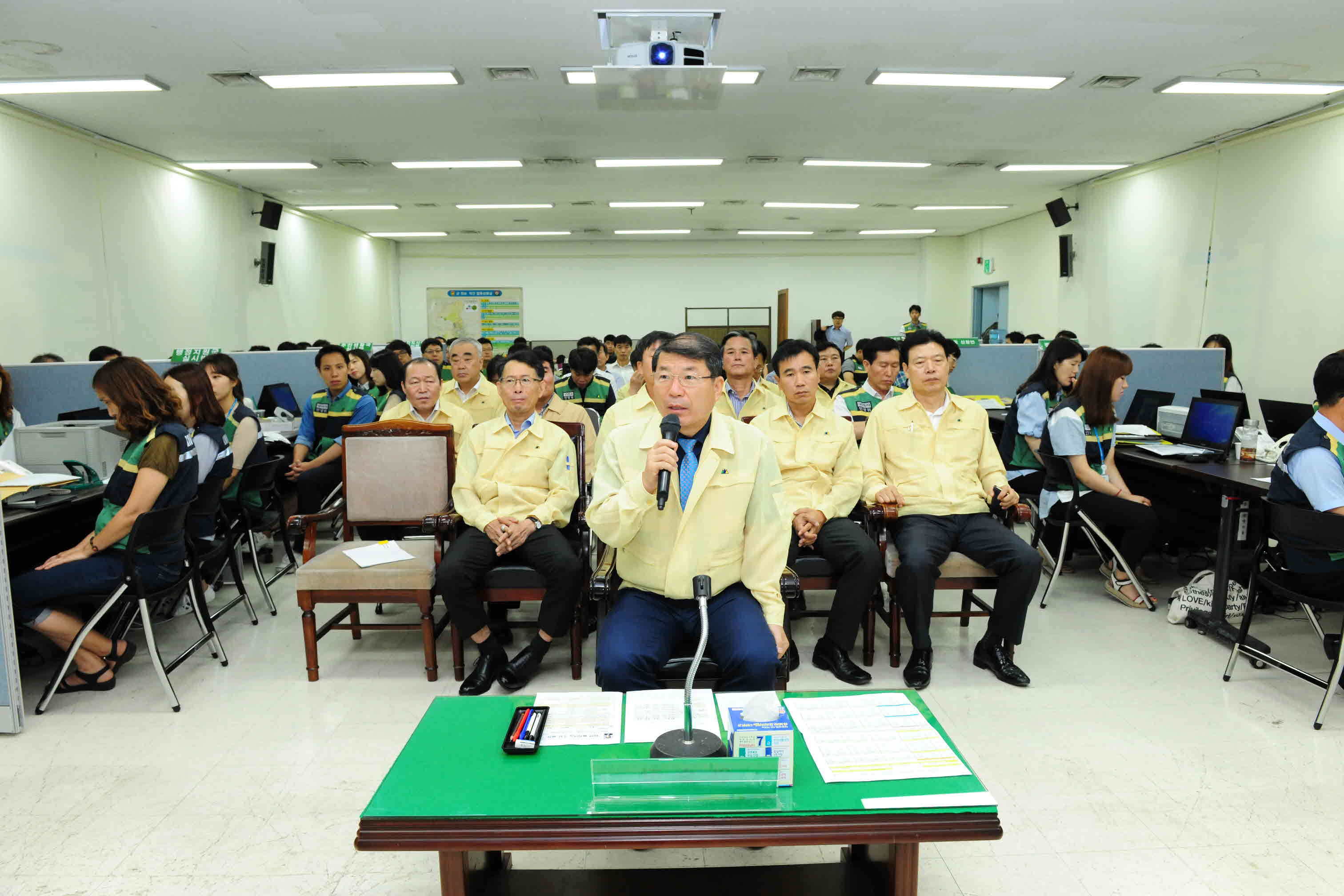 을지훈련1일차 상황보고회 이미지 1 - 본문에 자세한설명을 제공합니다.