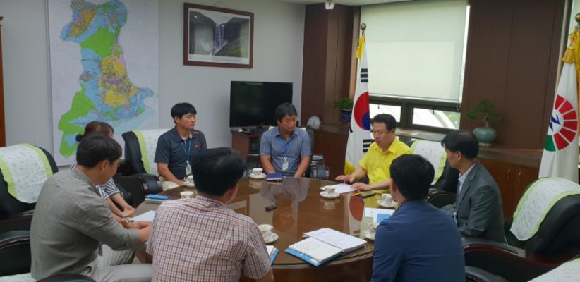 안승남 시장 2018. 7. 23일자 시정 활동 이미지