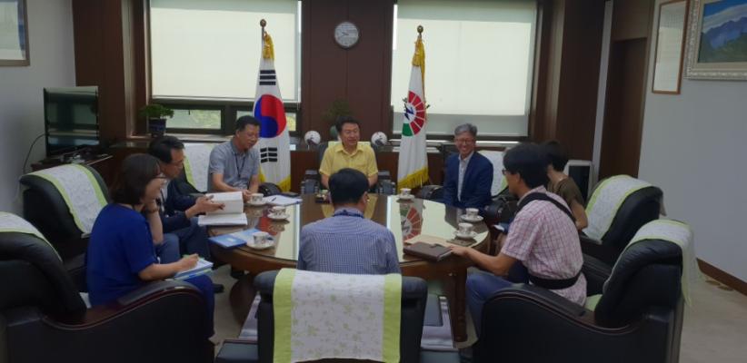 안승남 시장 2018. 8. 17일자 시정 활동 이미지