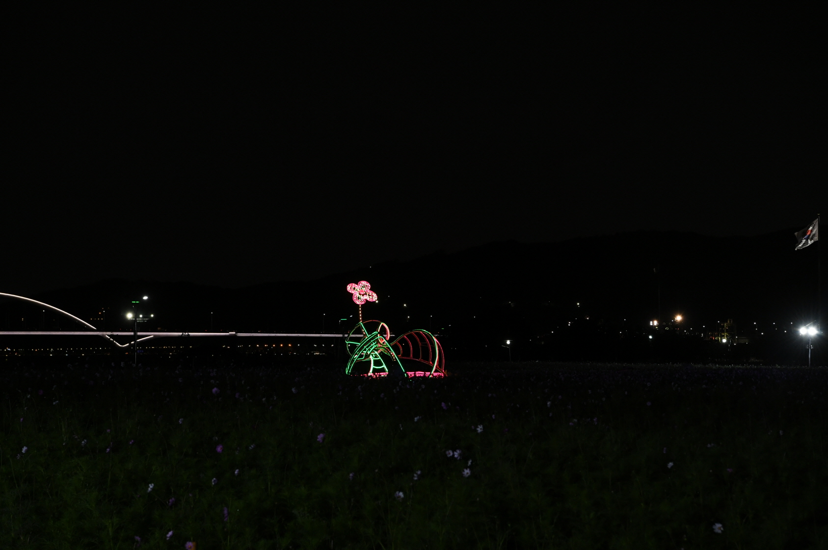 코스모스단지 LED 야경 이미지 9 - 본문에 자세한설명을 제공합니다.