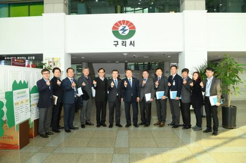 안승남 구리시장・류경기 중랑구청장 환담 이미지