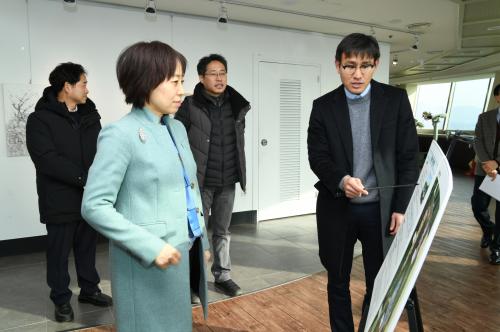 조정아 부시장 현장점검 이미지