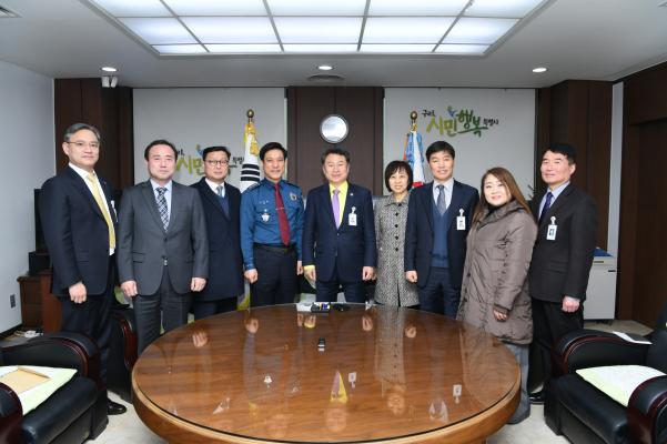 김진홍 구리경찰서장 방문 이미지