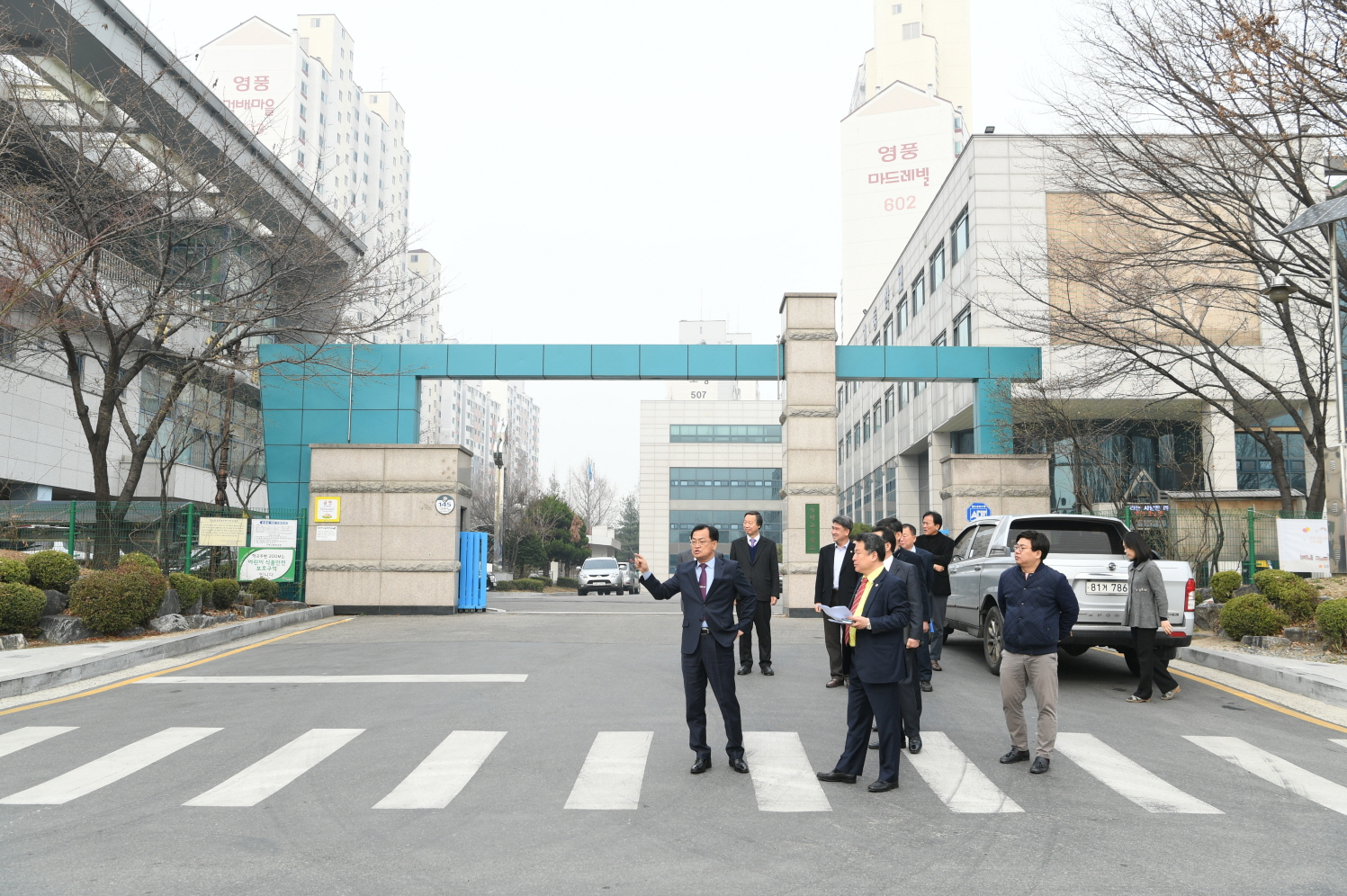 수택고등학교 앞 도로시설 점검 이미지 10 - 본문에 자세한설명을 제공합니다.