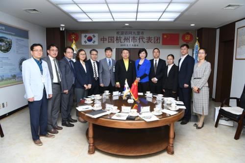 항저우시 국제교류 및 교육부서 업무협의 이미지