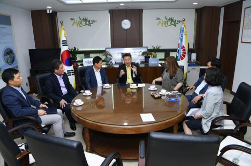 찾아가는 전통시장 건강관리 협약식 이미지