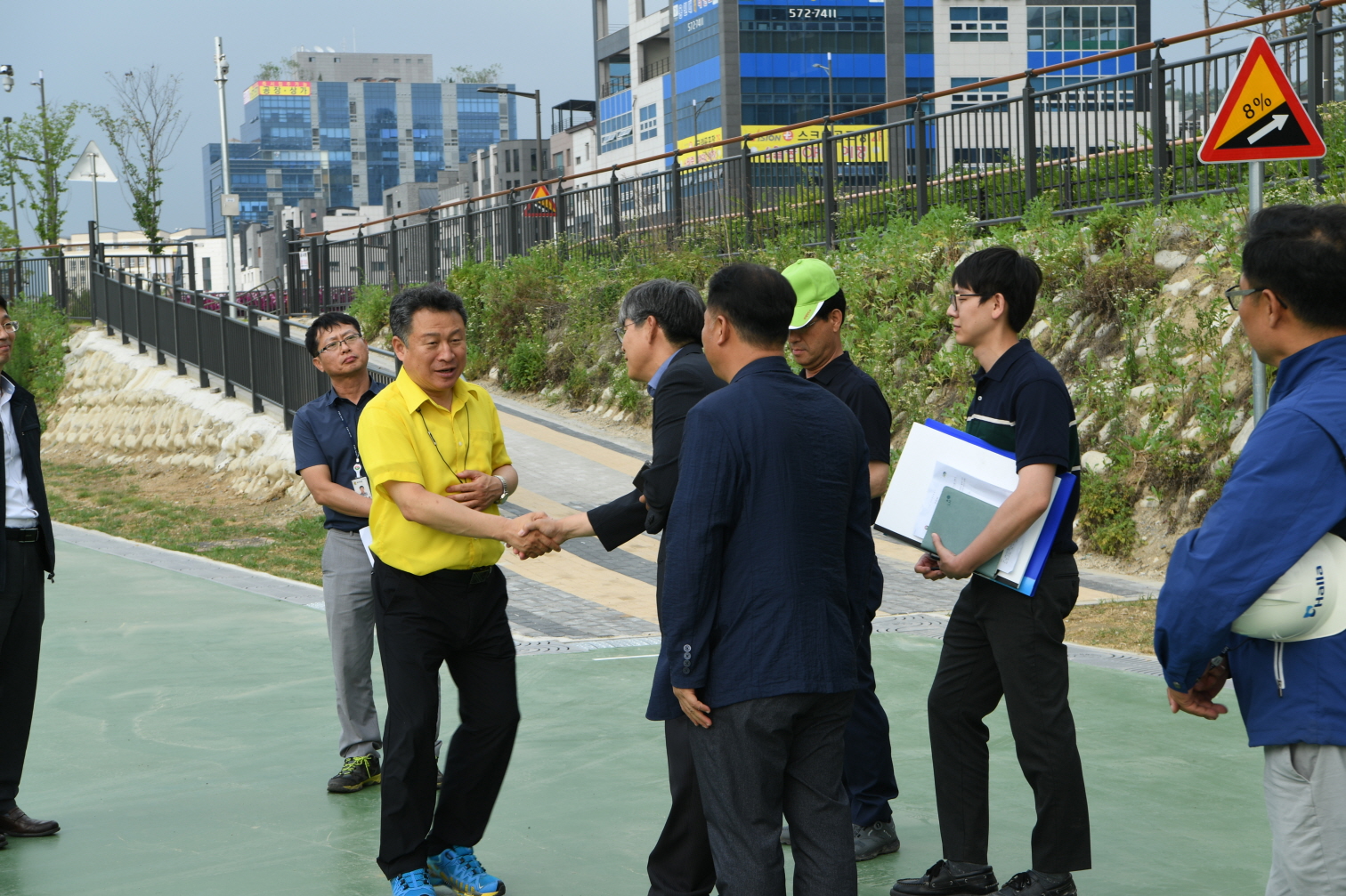 갈매지구 저류지 현장 확인 이미지 4 - 본문에 자세한설명을 제공합니다.