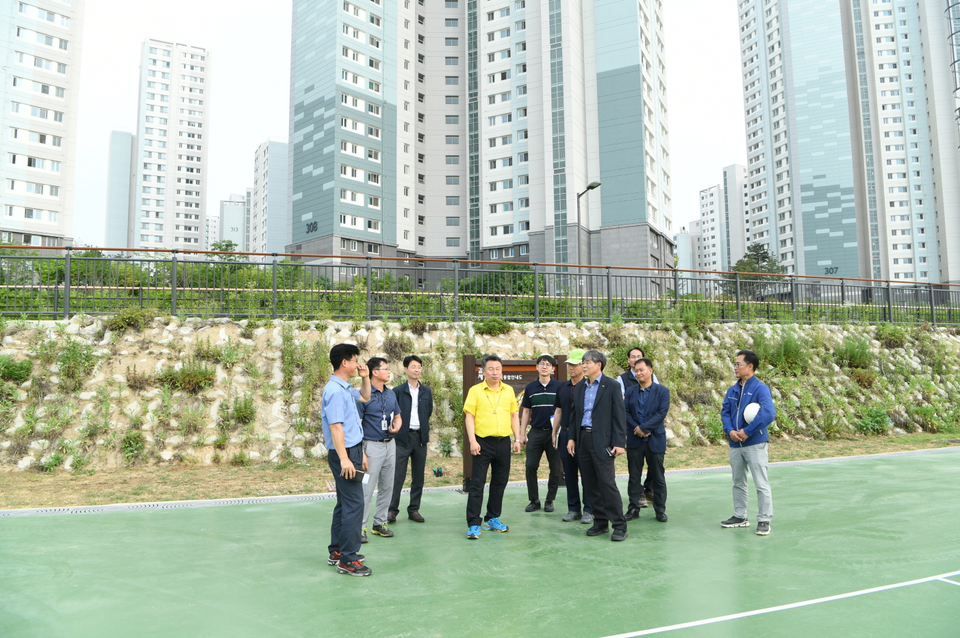 갈매지구 저류지 현장 확인 이미지 6 - 본문에 자세한설명을 제공합니다.
