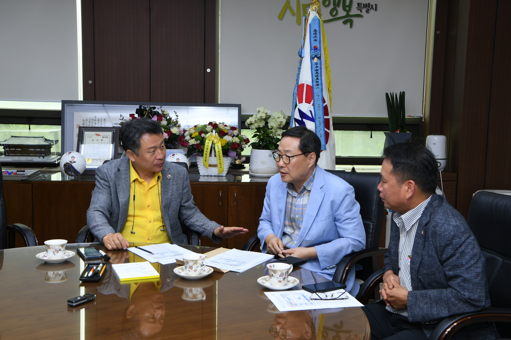 구리시아파트입주자연합회 회장님과 간담회 이미지 6 - 본문에 자세한설명을 제공합니다.