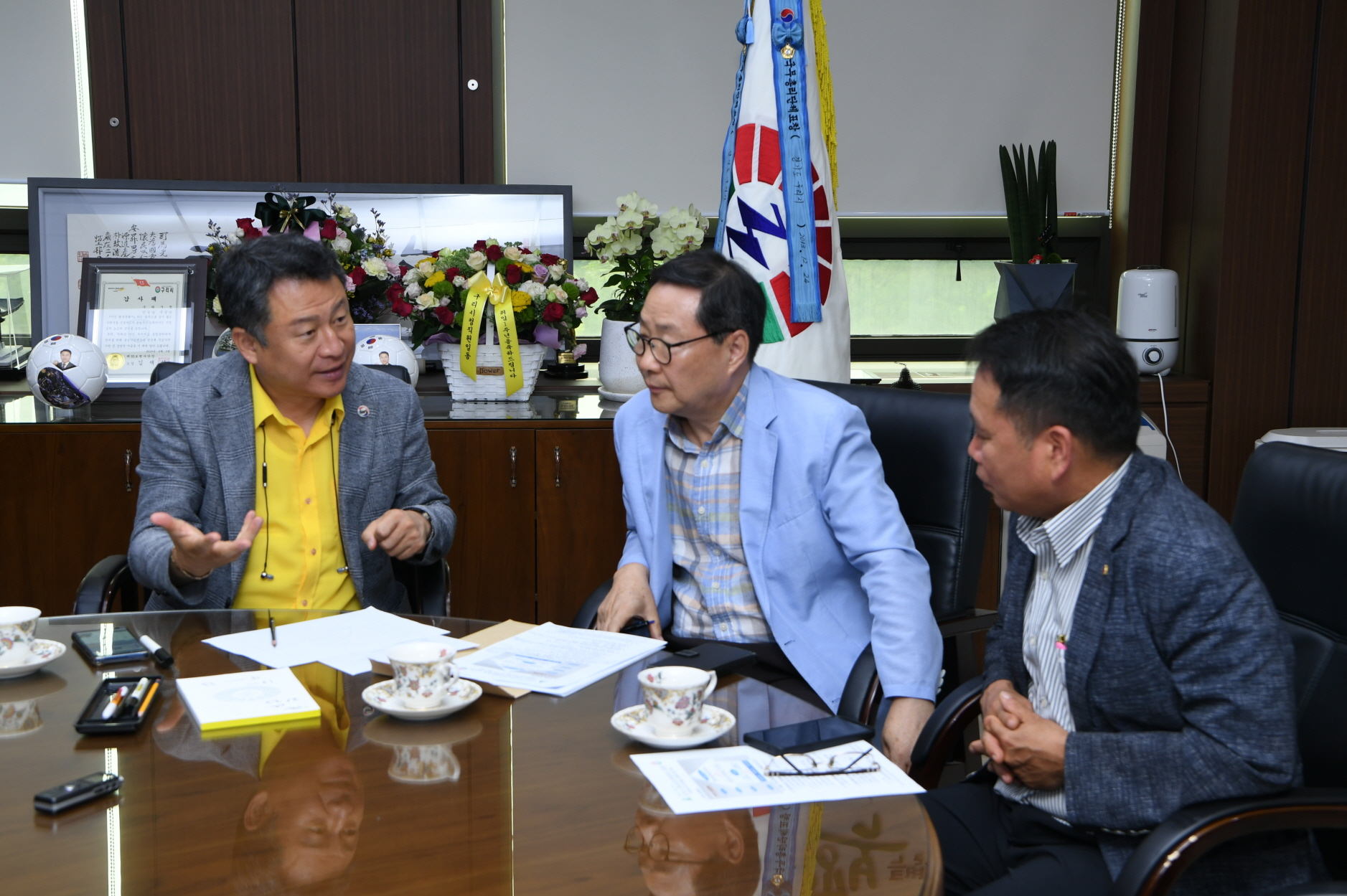 구리시아파트입주자연합회 회장님과 간담회 이미지 5 - 본문에 자세한설명을 제공합니다.