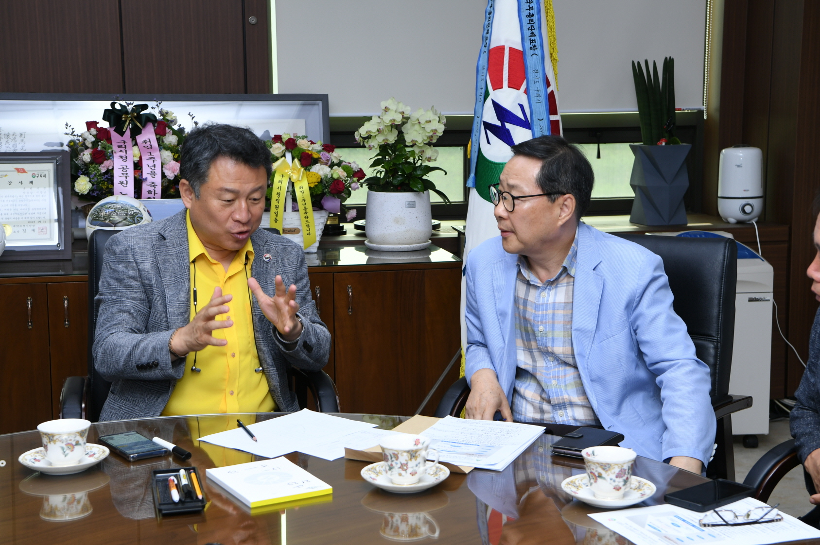 구리시아파트입주자연합회 회장님과 간담회 이미지 4 - 본문에 자세한설명을 제공합니다.