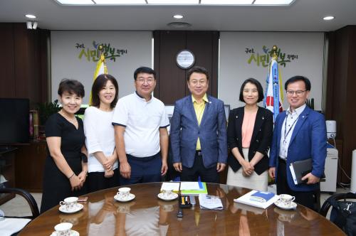방송통신대 구리남양주 37대 총학생회 방문 이미지