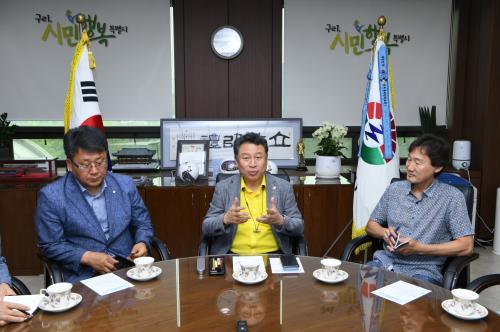 자원회수시설 통합환경허가 유공자 간담회 이미지