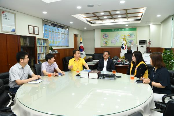  남양주세무서 헌혈관련 업무협의 방문 이미지