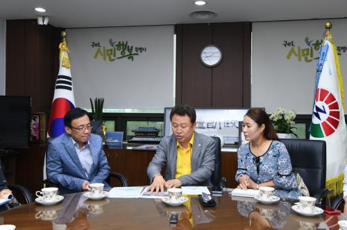 부양초등학교 학부모 민원관련 방문 이미지