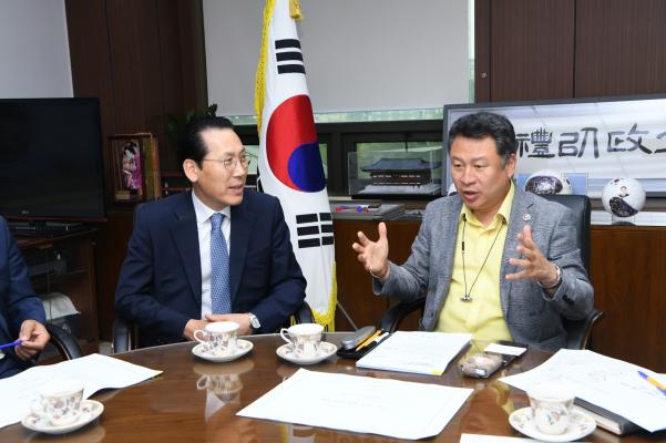 일화관계자 및 현장소장 간담회 이미지