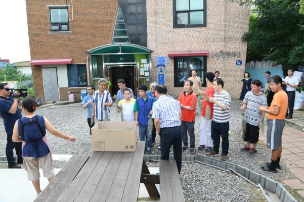 취약시설 공기정화식물 전달식 이미지