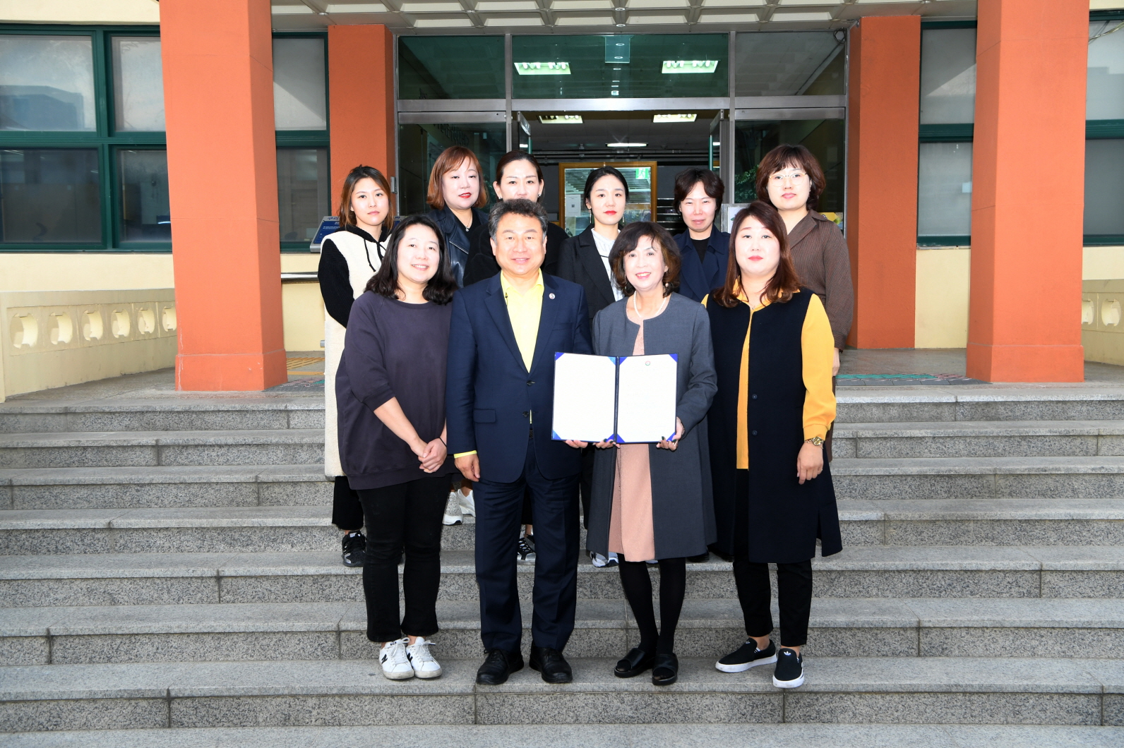 2019 학교방문 및 학교장과의 간담회 - 구리여자중학교 이미지 3 - 본문에 자세한설명을 제공합니다.