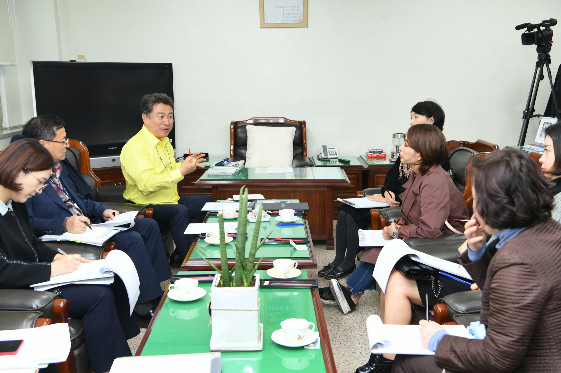 2019 학교방문 및 학교장과의 간담회 - 장자중학교 이미지 3 - 본문에 자세한설명을 제공합니다.