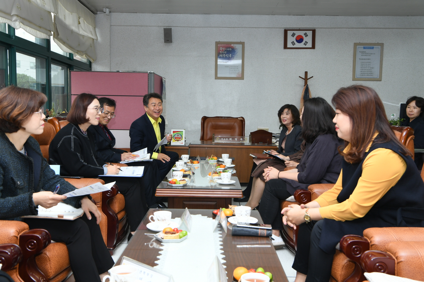 2019 학교방문 및 학교장과의 간담회 - 구리여자중학교 이미지 7 - 본문에 자세한설명을 제공합니다.