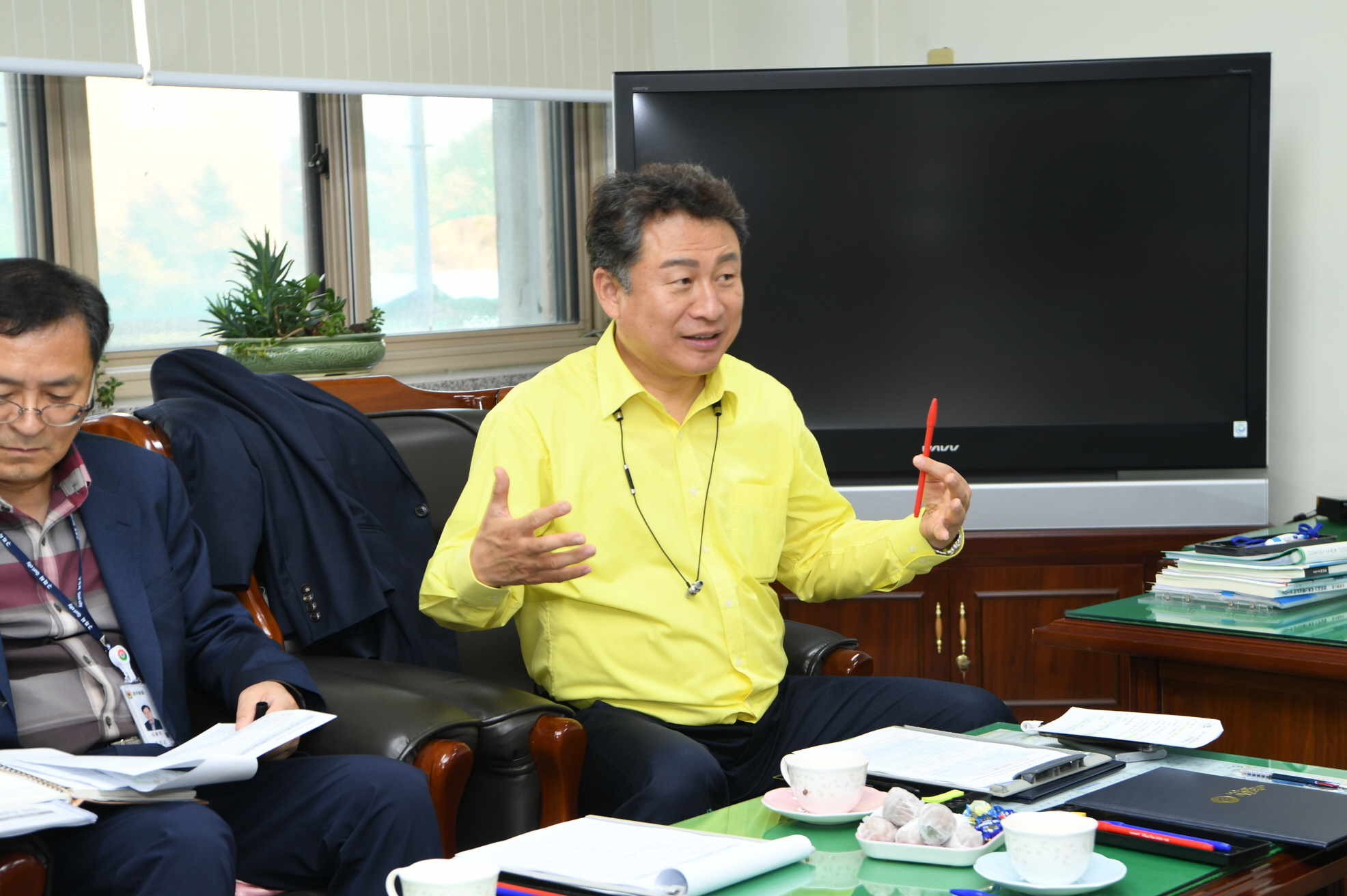 2019 학교방문 및 학교장과의 간담회 - 장자중학교 이미지 4 - 본문에 자세한설명을 제공합니다.